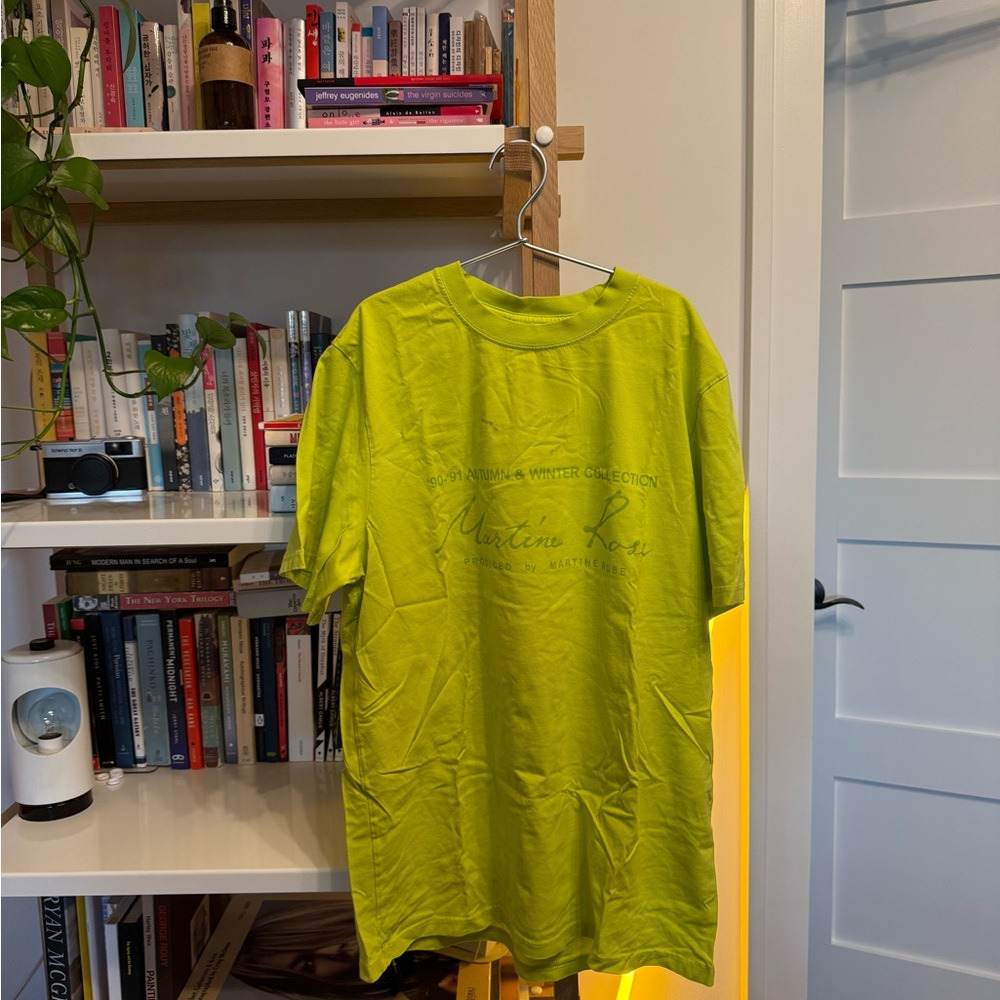 Martine Rose Lime Green Men's Shirt
